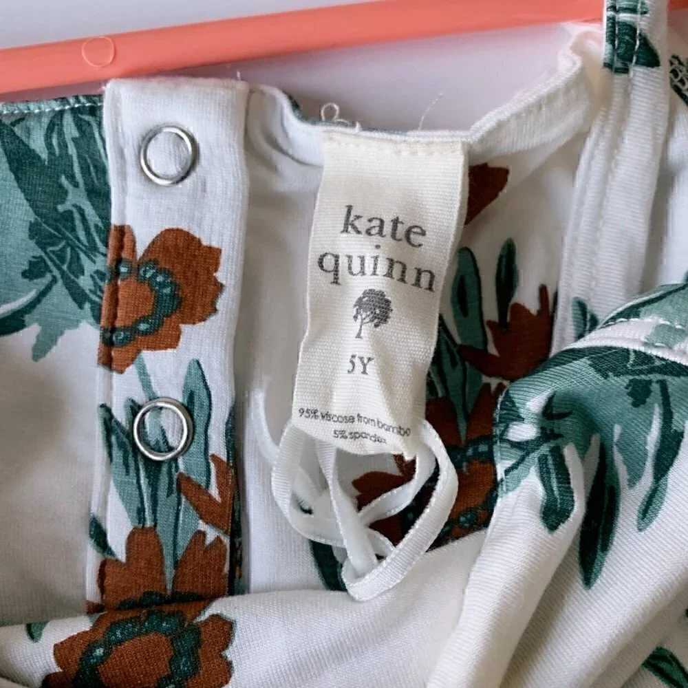 Kate Quinn Pecan Calendula Bamboo Dress 5T
